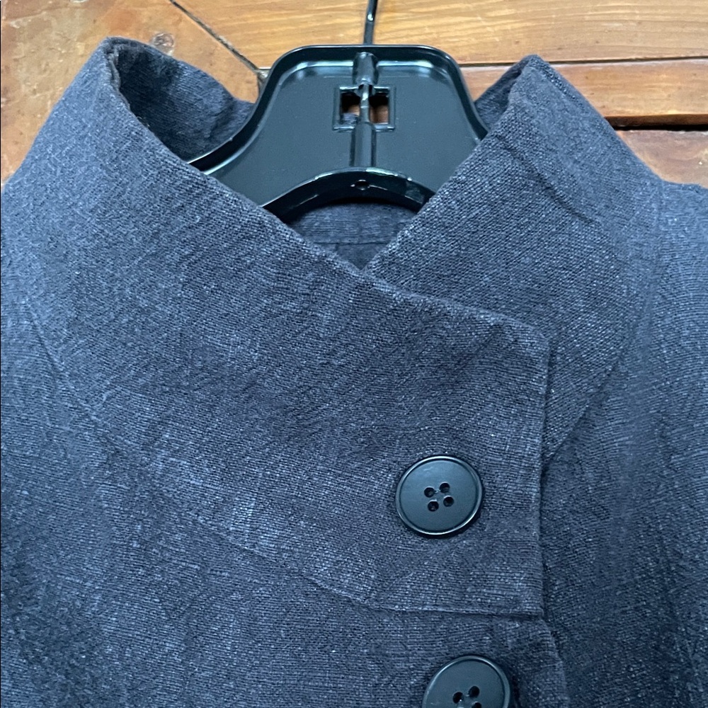 Lurdes Bergada  Black Women's Button-Up Blazer - Picture 8 of 16